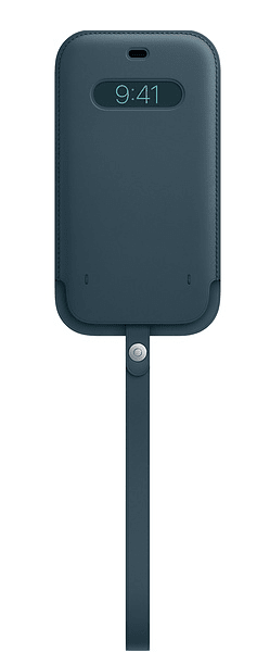 Apple kožený návlek s MagSafe pre iPhone 12/12 Pro, modrý MHYD3ZM / A